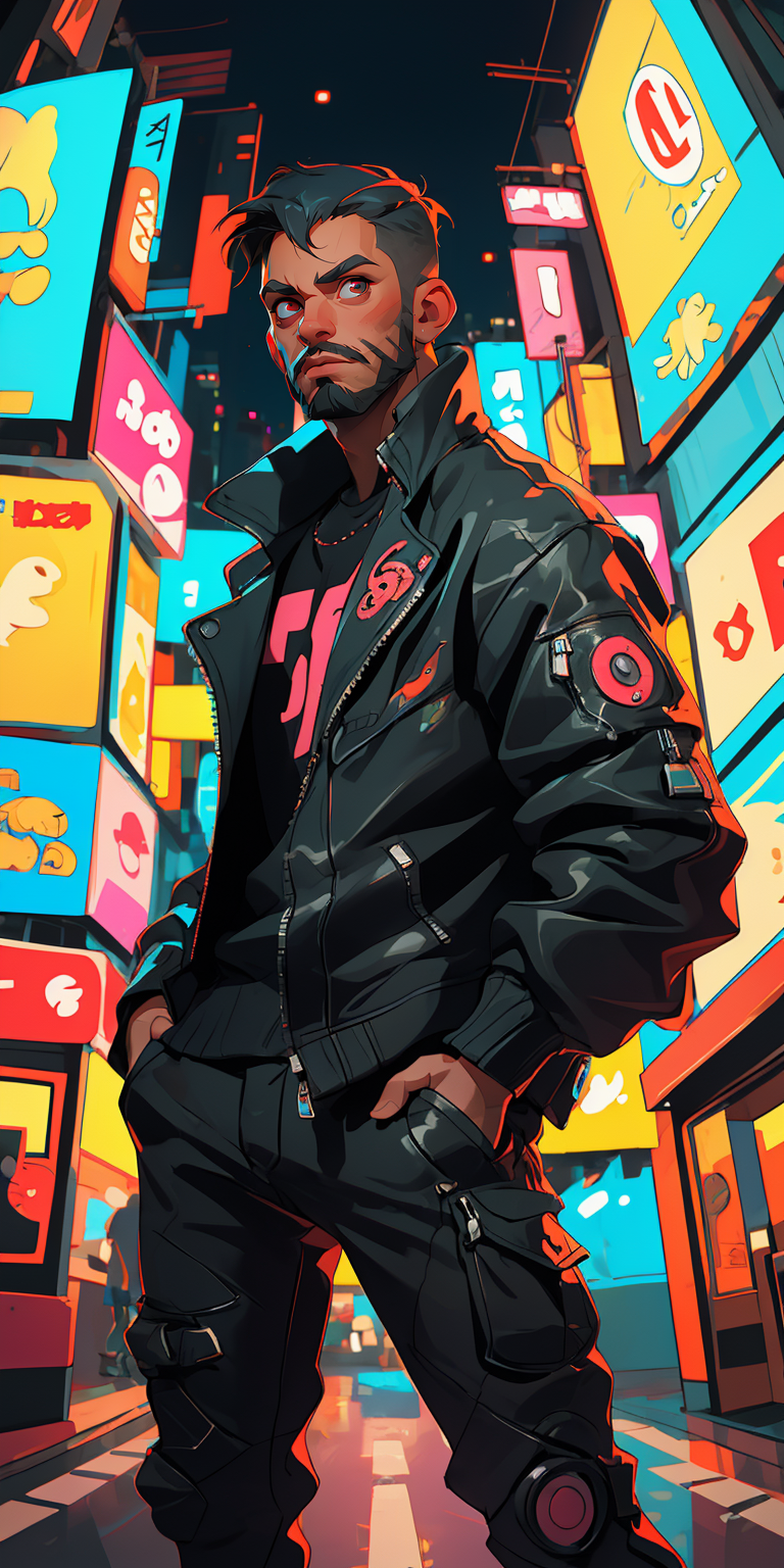 00016-559552441-(masterpiece, best quality), 1boy, muscular, beard, cyberpunk, (blurry, bokeh, fisheye lens), night, looking at viewer, contrast.png